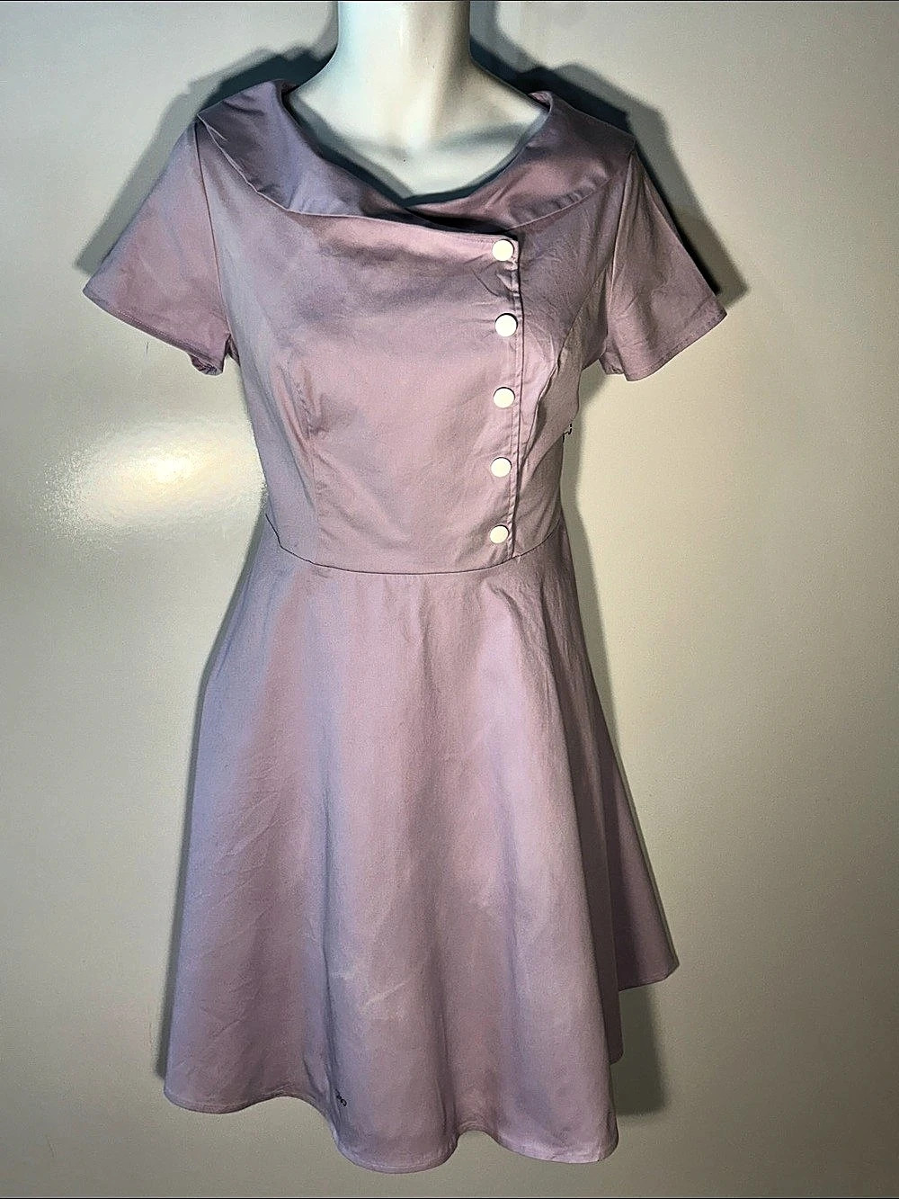 Wedtrend Lilac Vintage Inspired Dress 60's Retro Rockabilly 50's Costume Grease